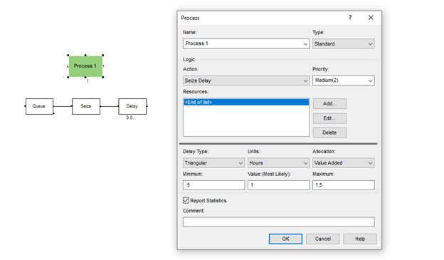 Simulation using Arena